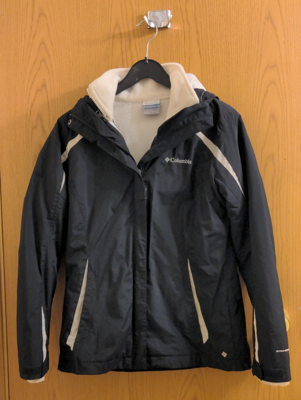 Columbia Black/White 2-in-1 Jacket